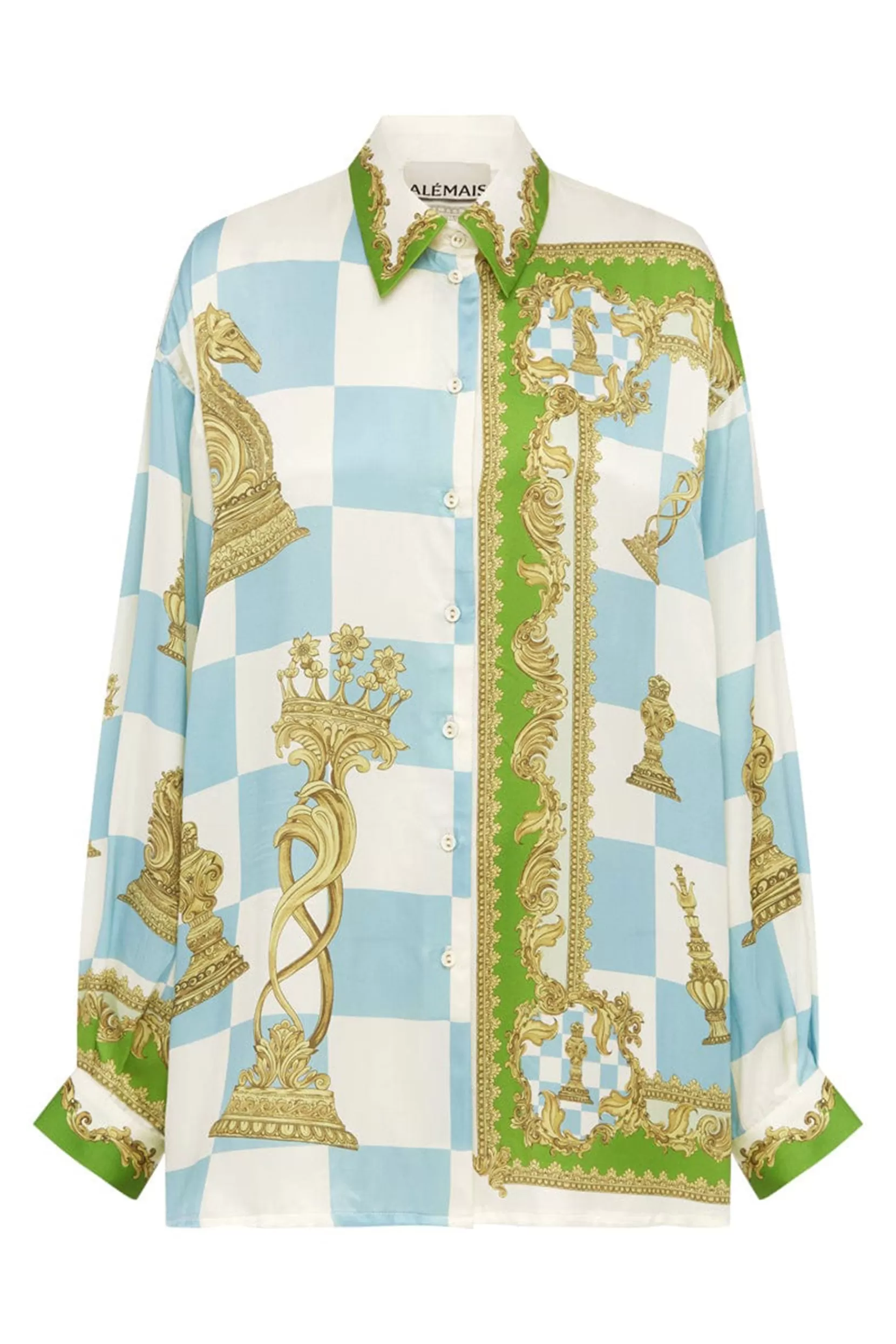 Sale Alemais Checkmate Shirt - Multi Coloured Tops