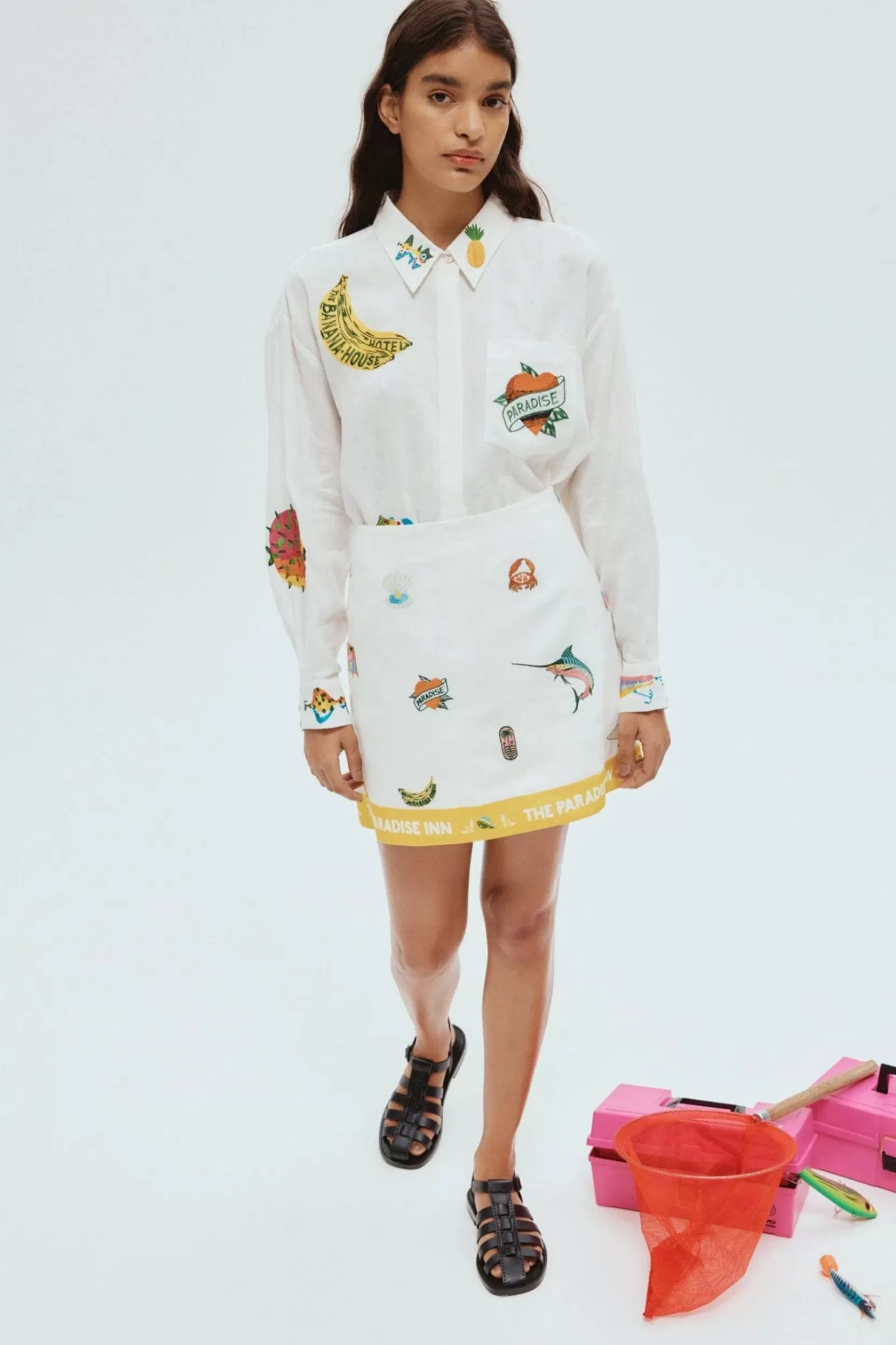 Flash Sale Alemais Clam Shirt - Multi Coloured Tops