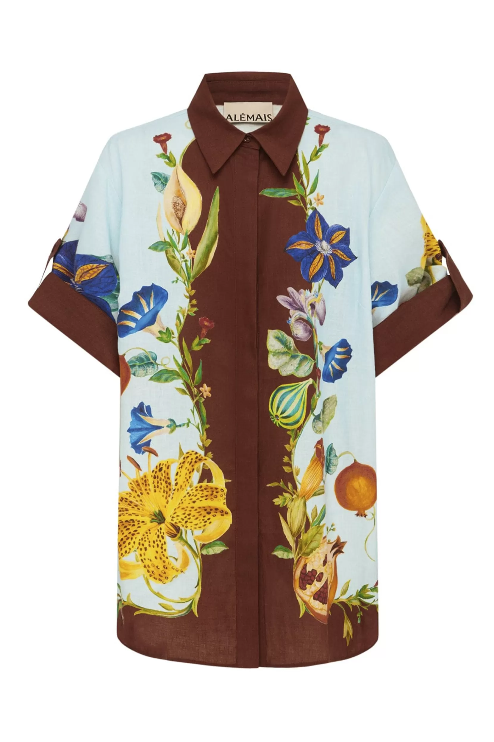 Shop Alemais Dahlia Shirt - Multi Coloured Tops