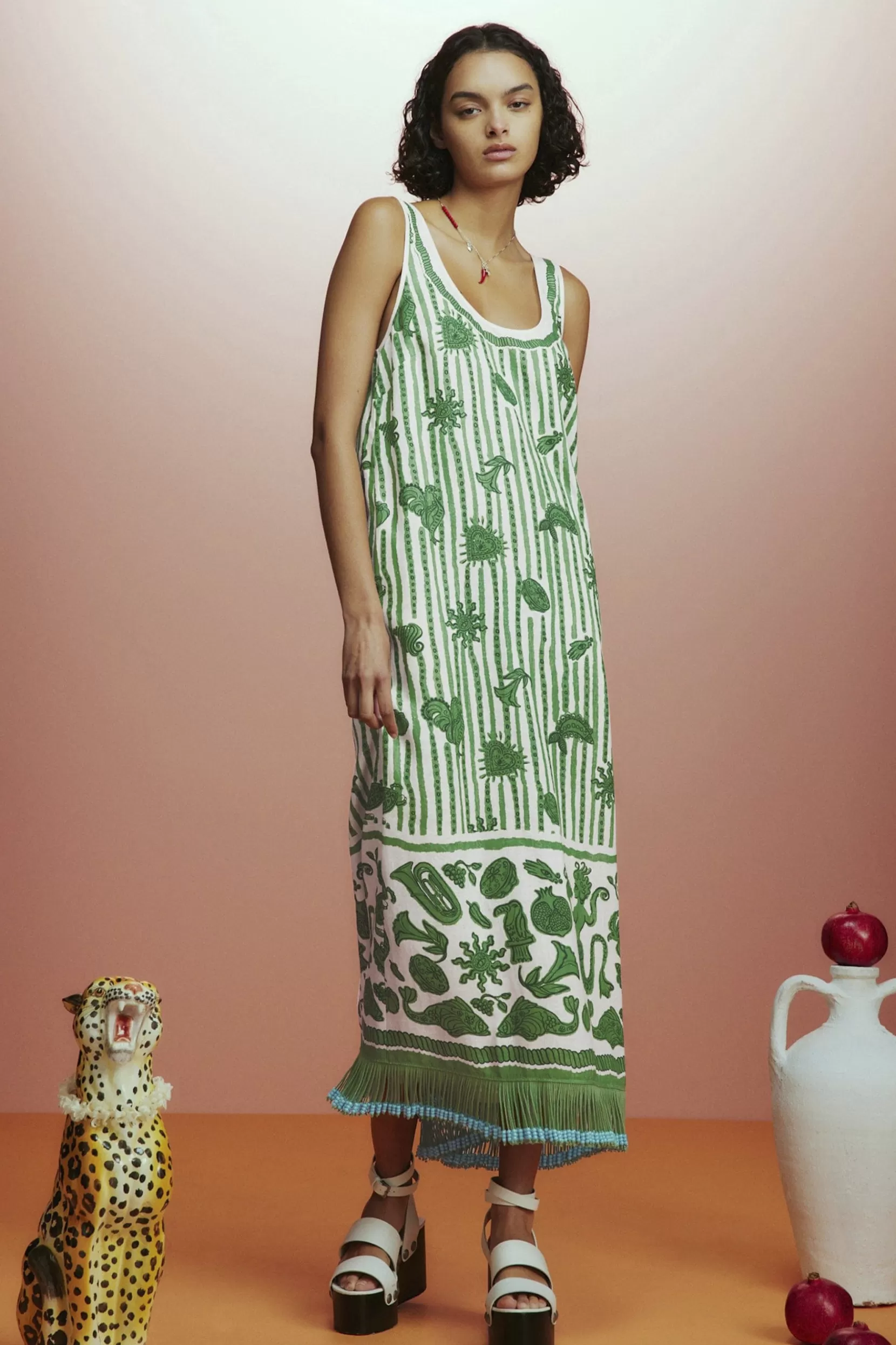 Fashion Alemais Lula Midi - Multi Coloured Dresses