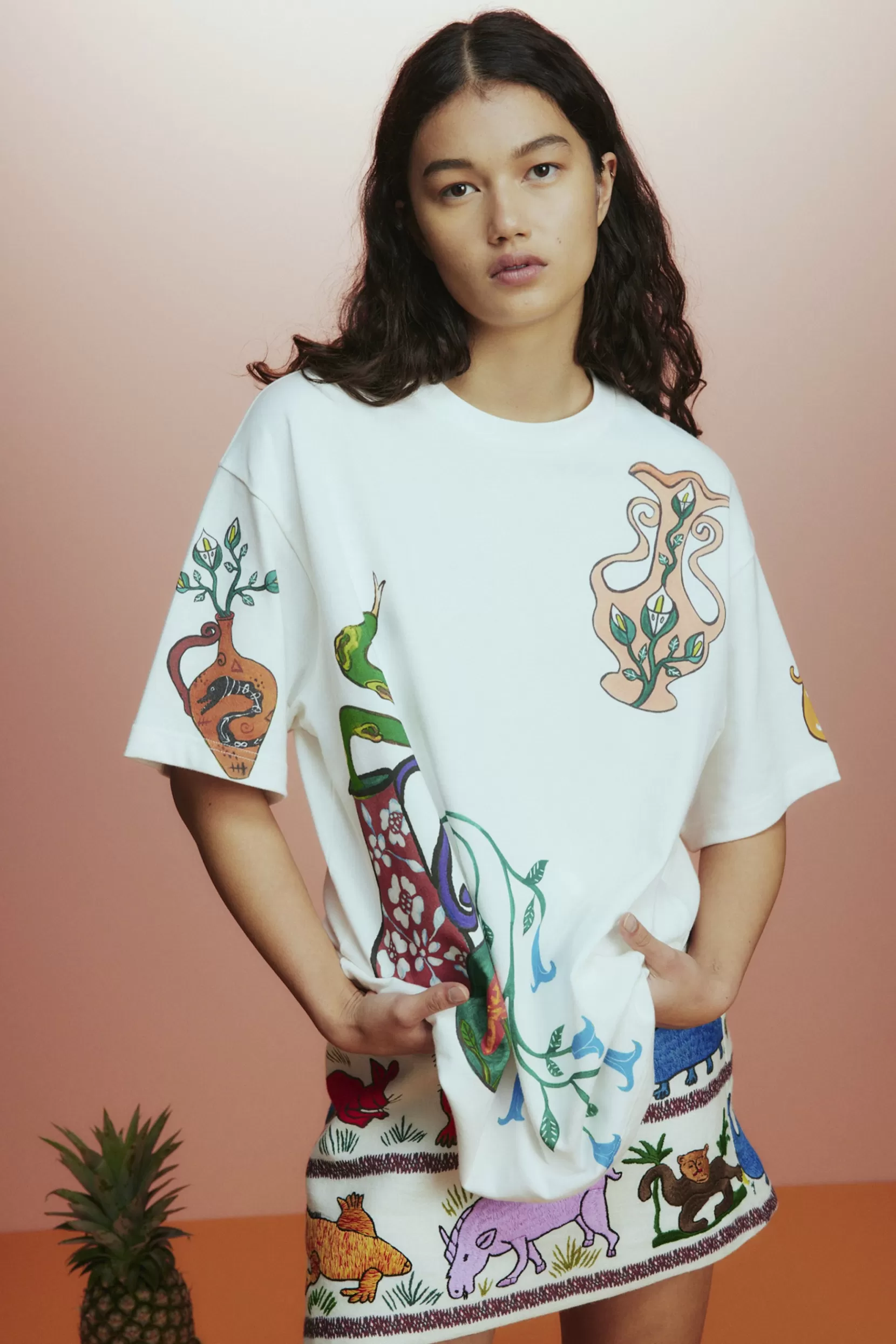 New Alemais Rose Tee - Tops