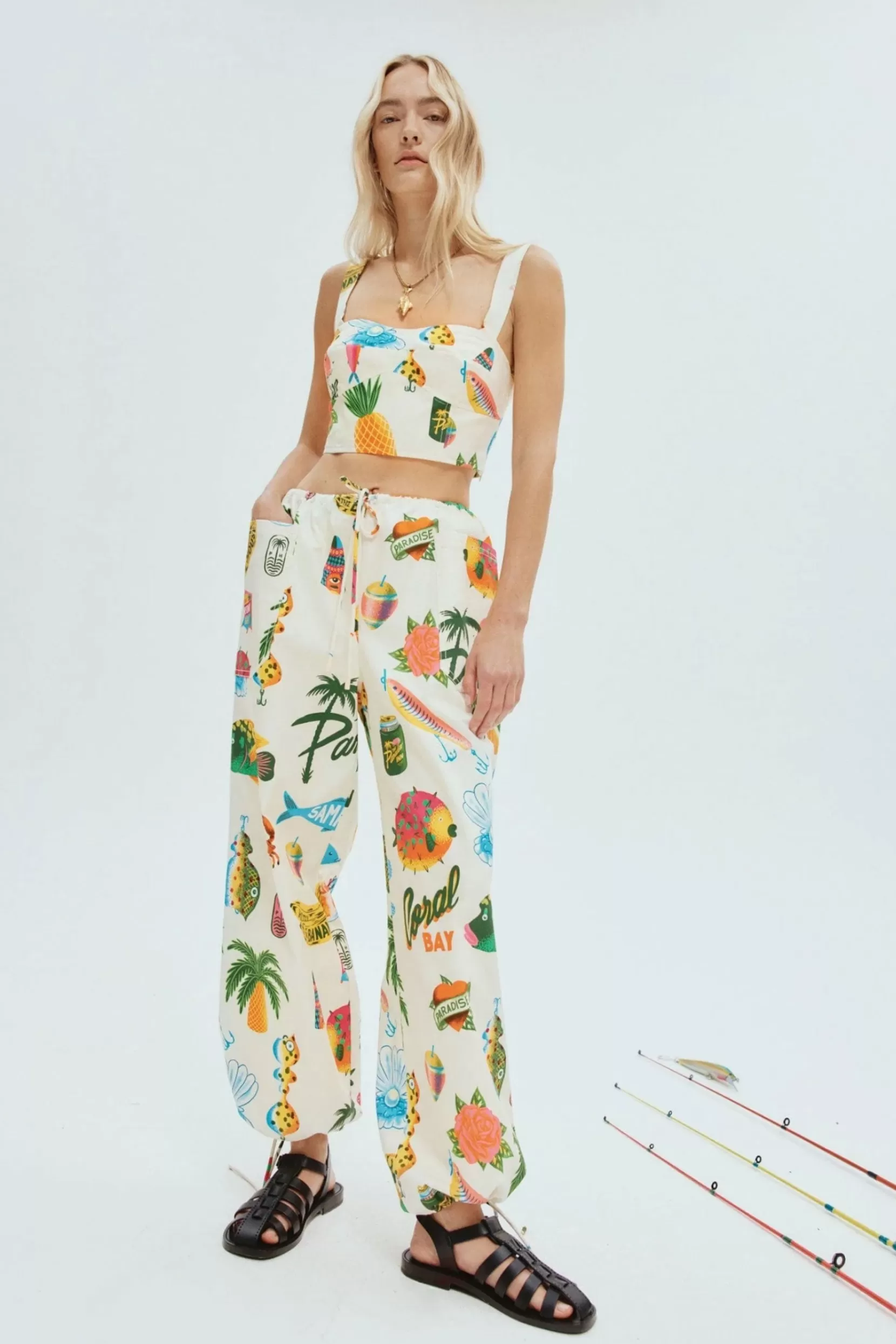 Hot Alemais Samaki Pant - Multi Coloured Pants