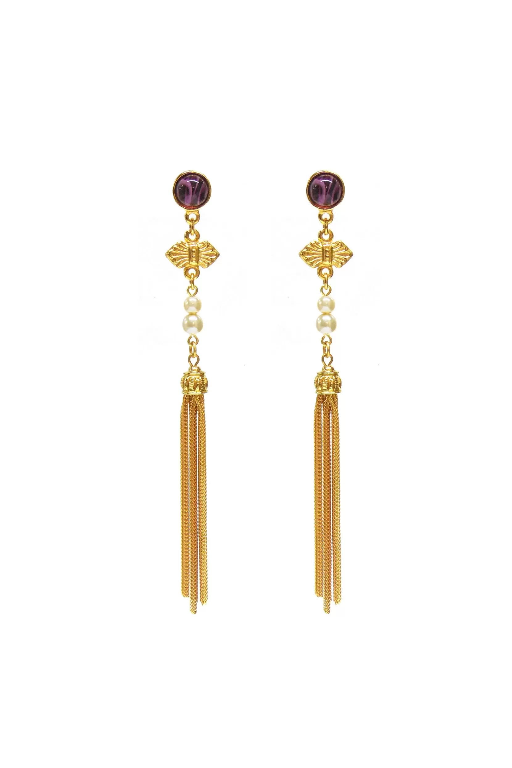 Sale Ben Amun Fringe Earring - Earrings