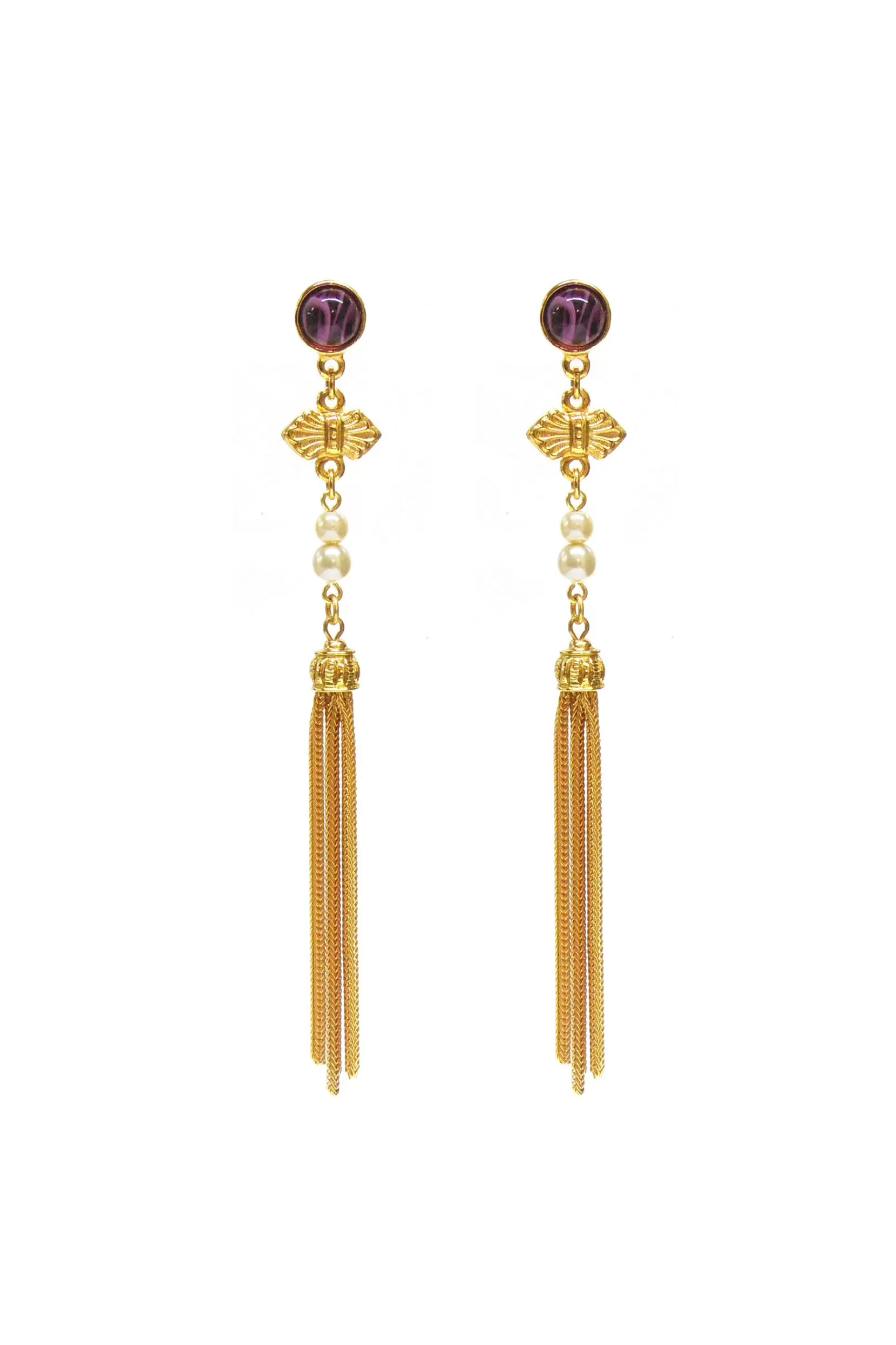 Sale Ben Amun Fringe Earring - Earrings