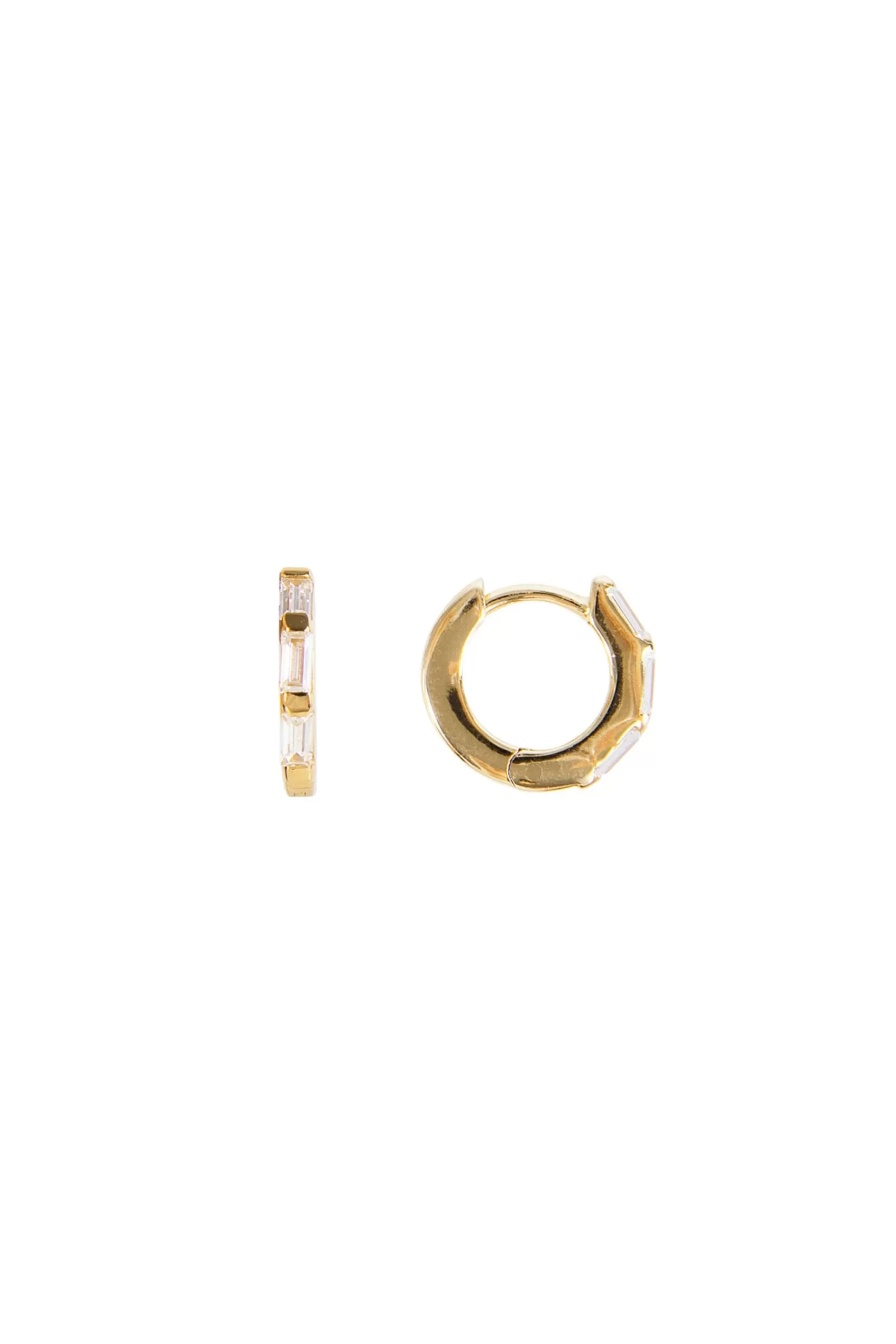 Fashion Fairley Baguette Huggie - Earrings