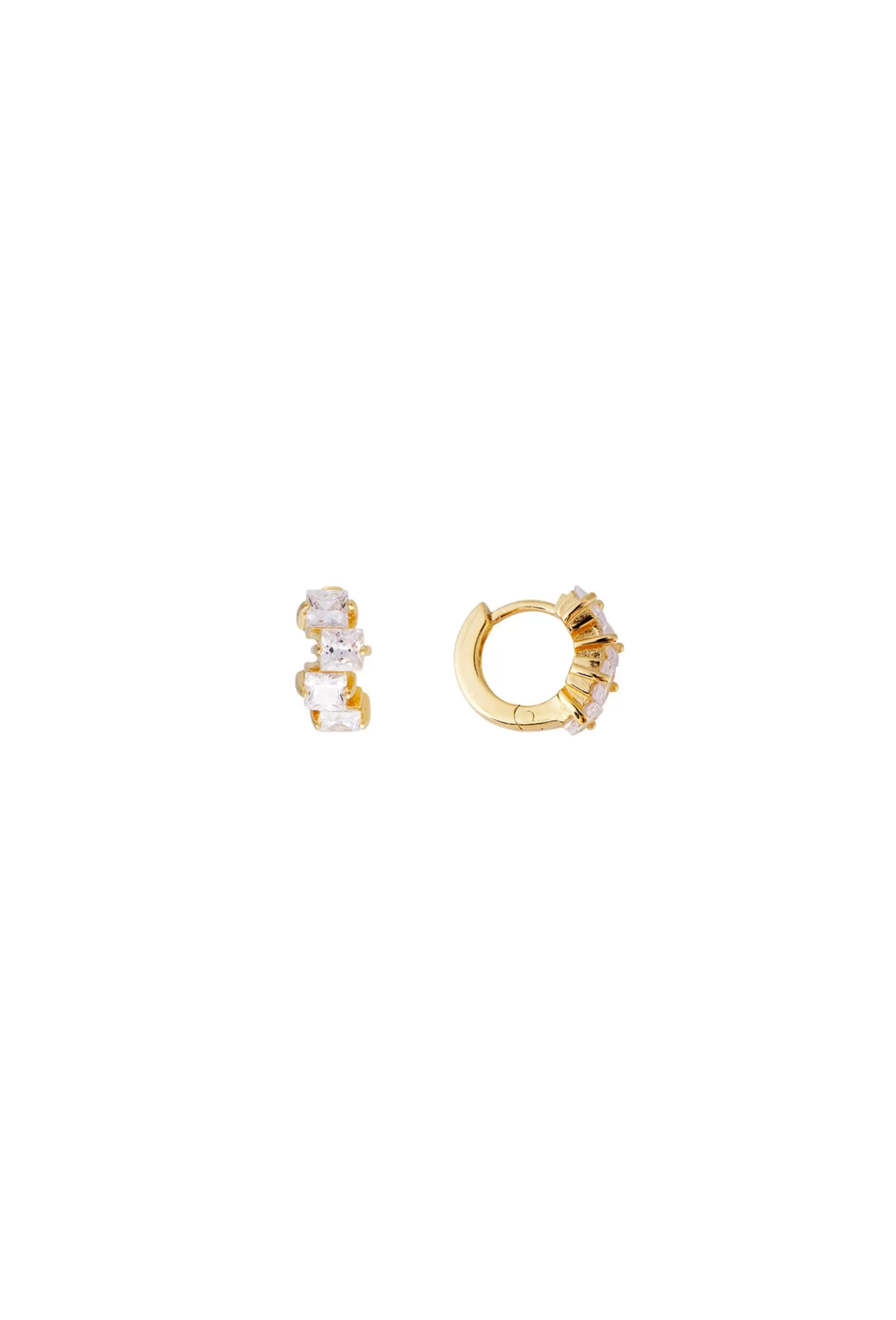 Fashion Fairley Cluster Huggies - Earrings