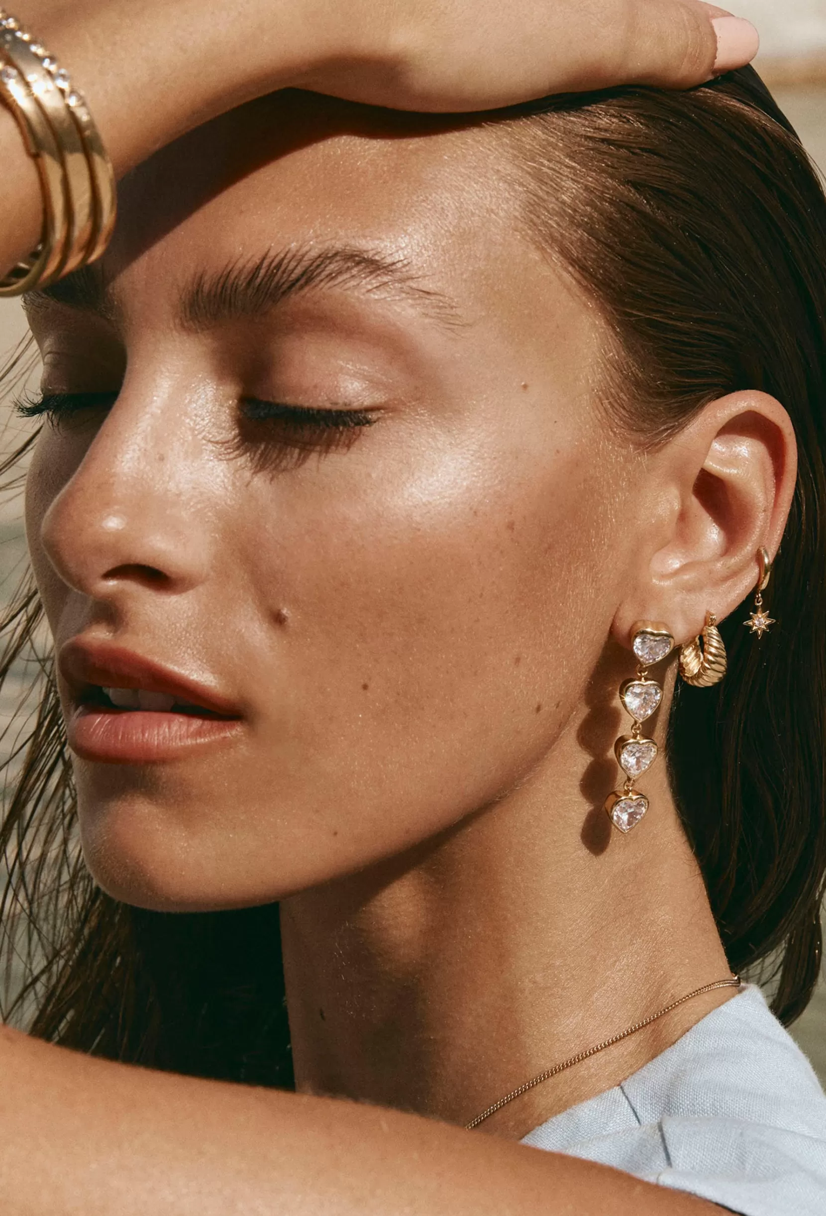 Discount Fairley Croissant Hoops - Earrings