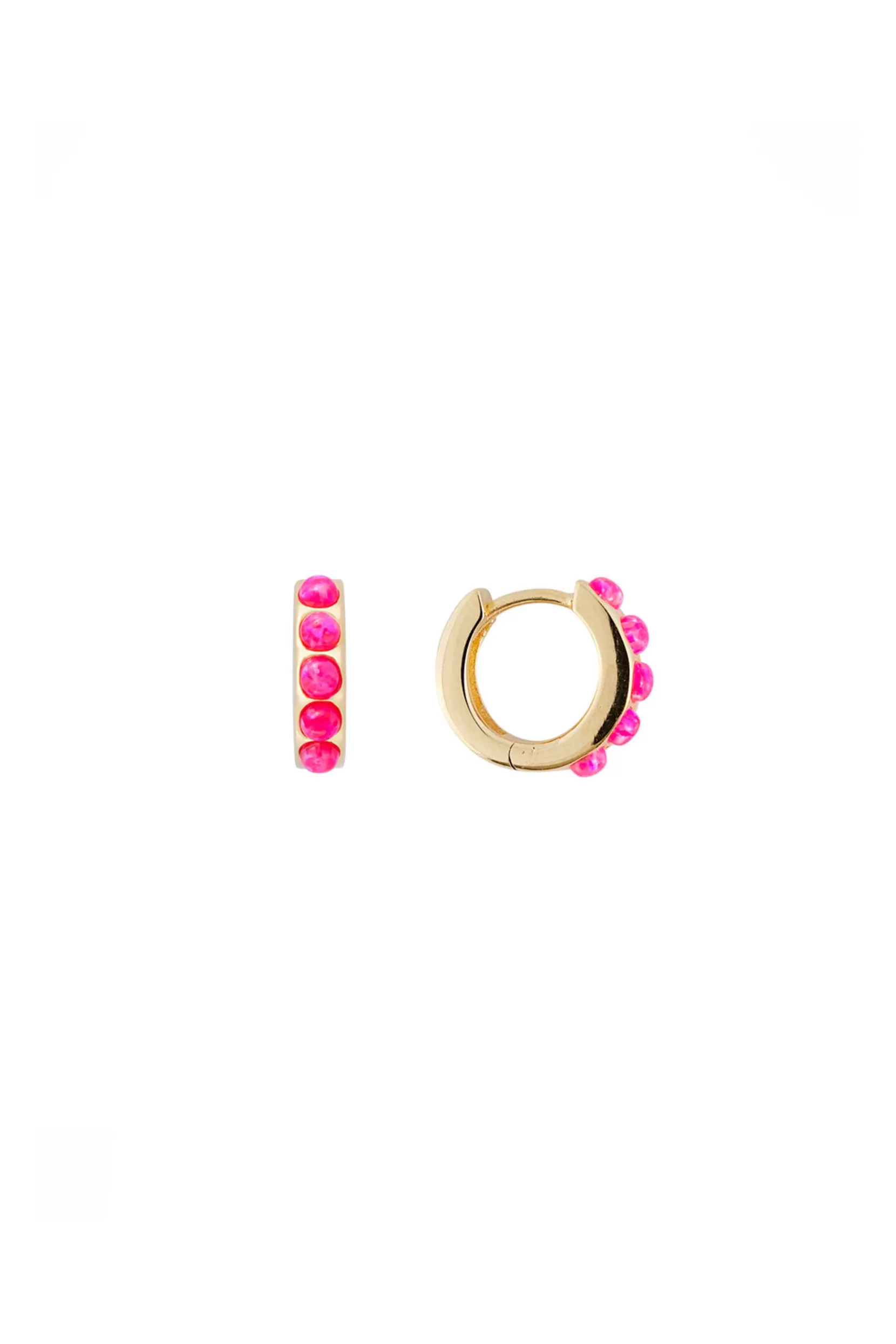 Fashion Fairley Opal Huggies - Earrings