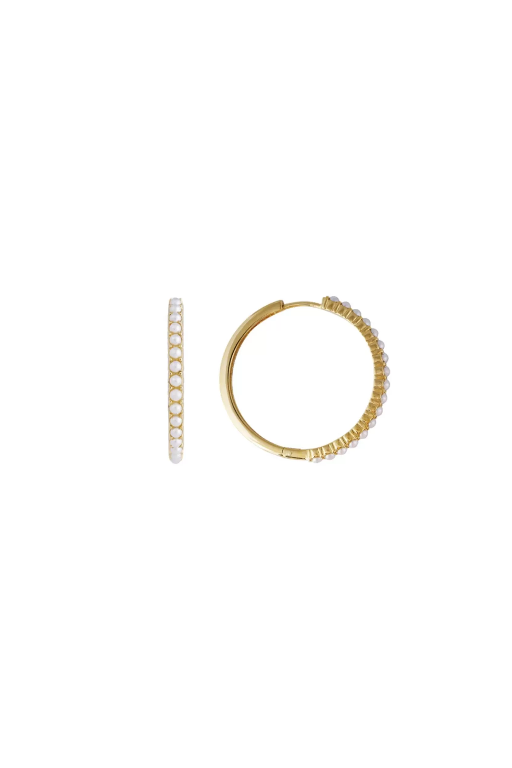 Clearance Fairley Pearl Hoops - Earrings