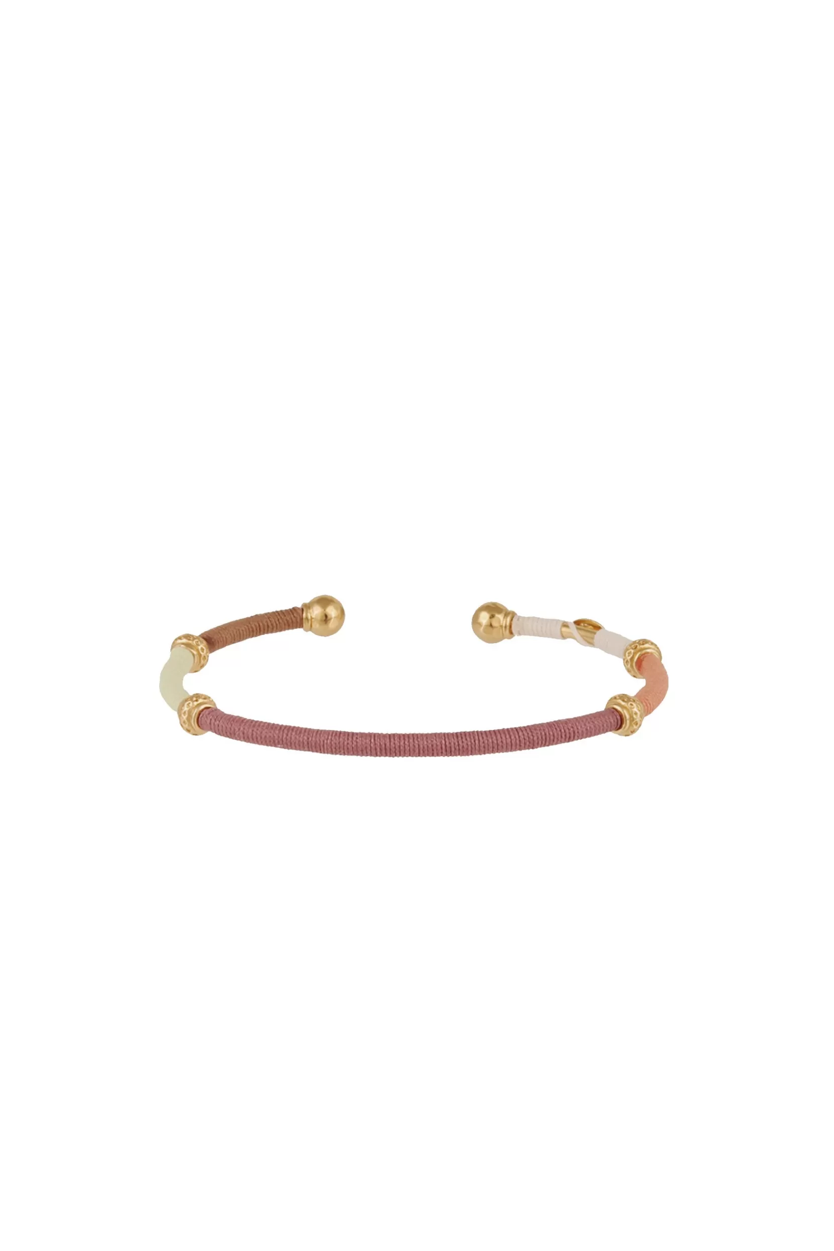Shop Gas Bijoux Zanziful Cuff - Pink Haze Bracelets