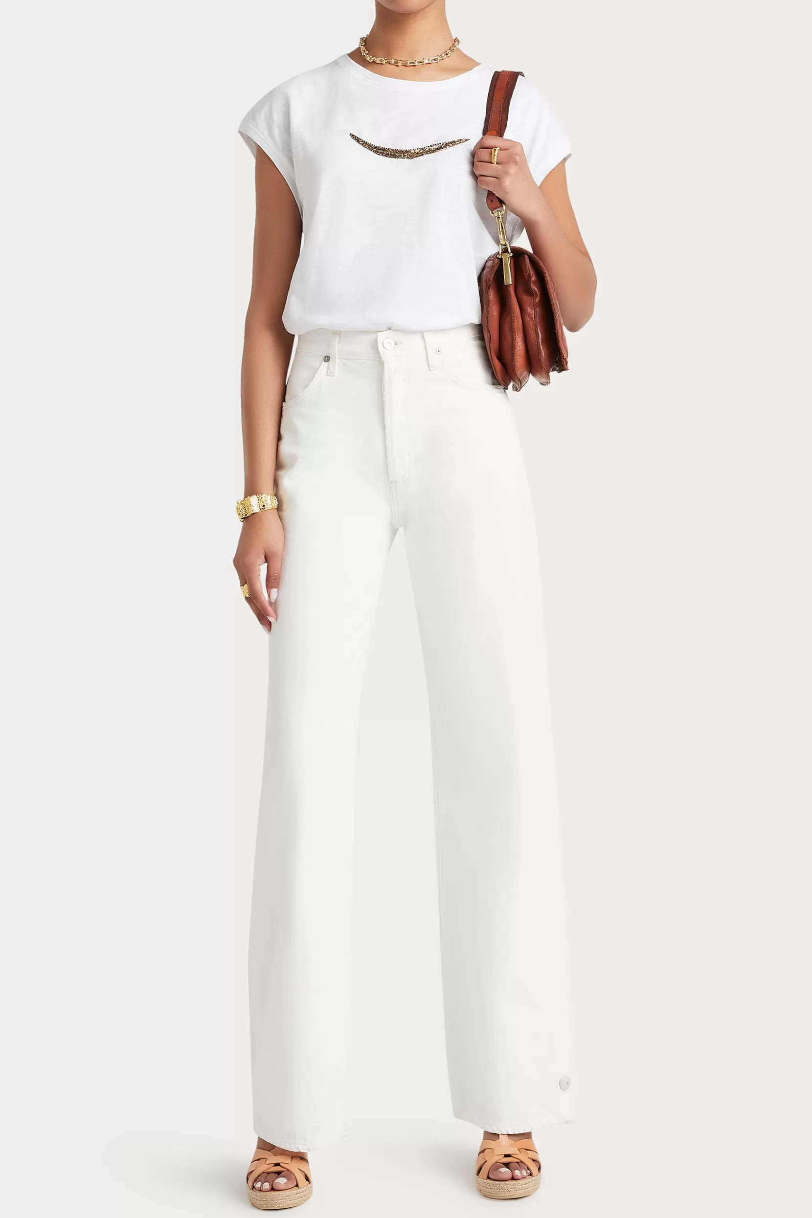 Online BEADED TEE - Tops