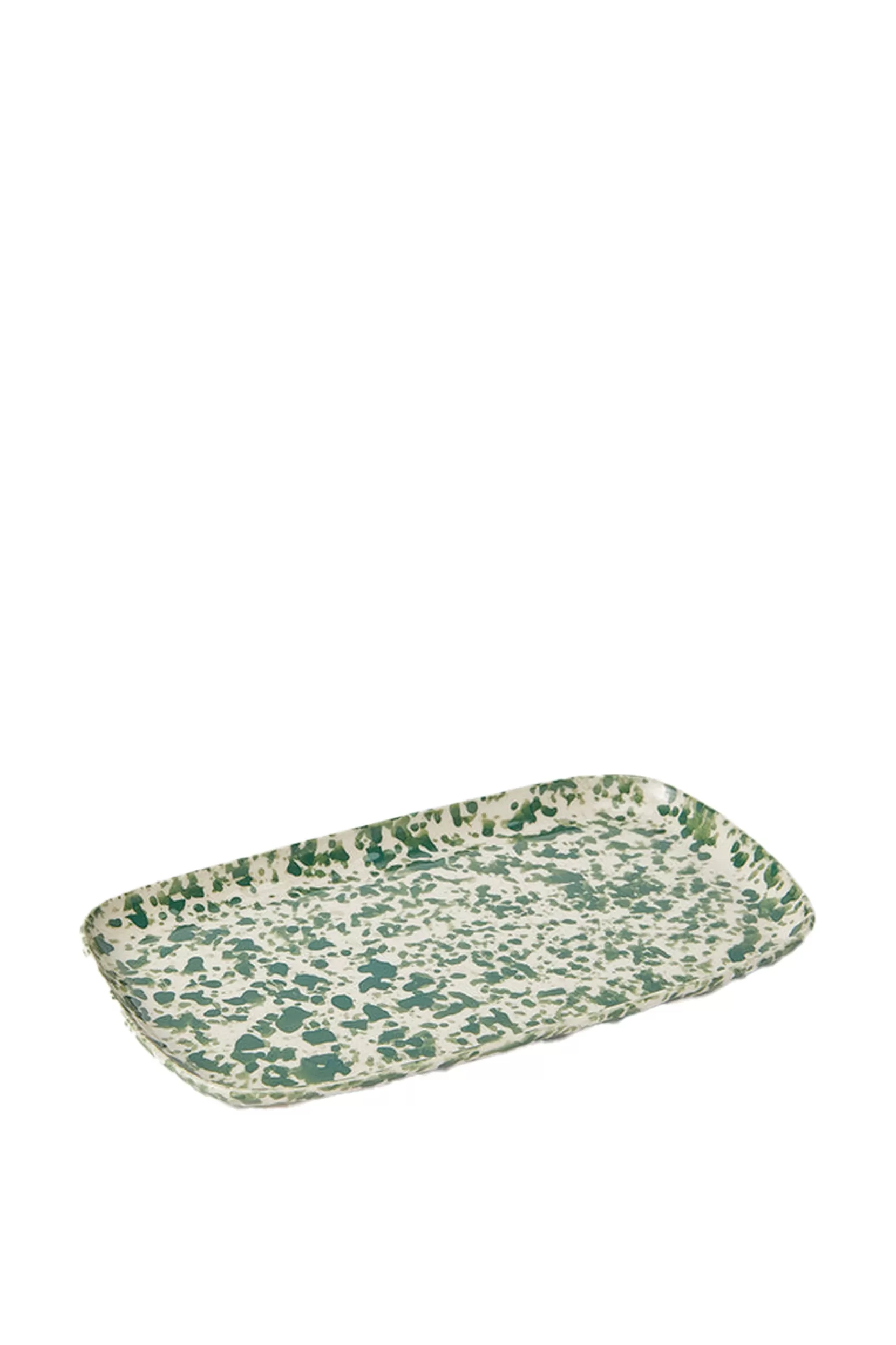 Hot Green Splatter Tray Tableware & Trays