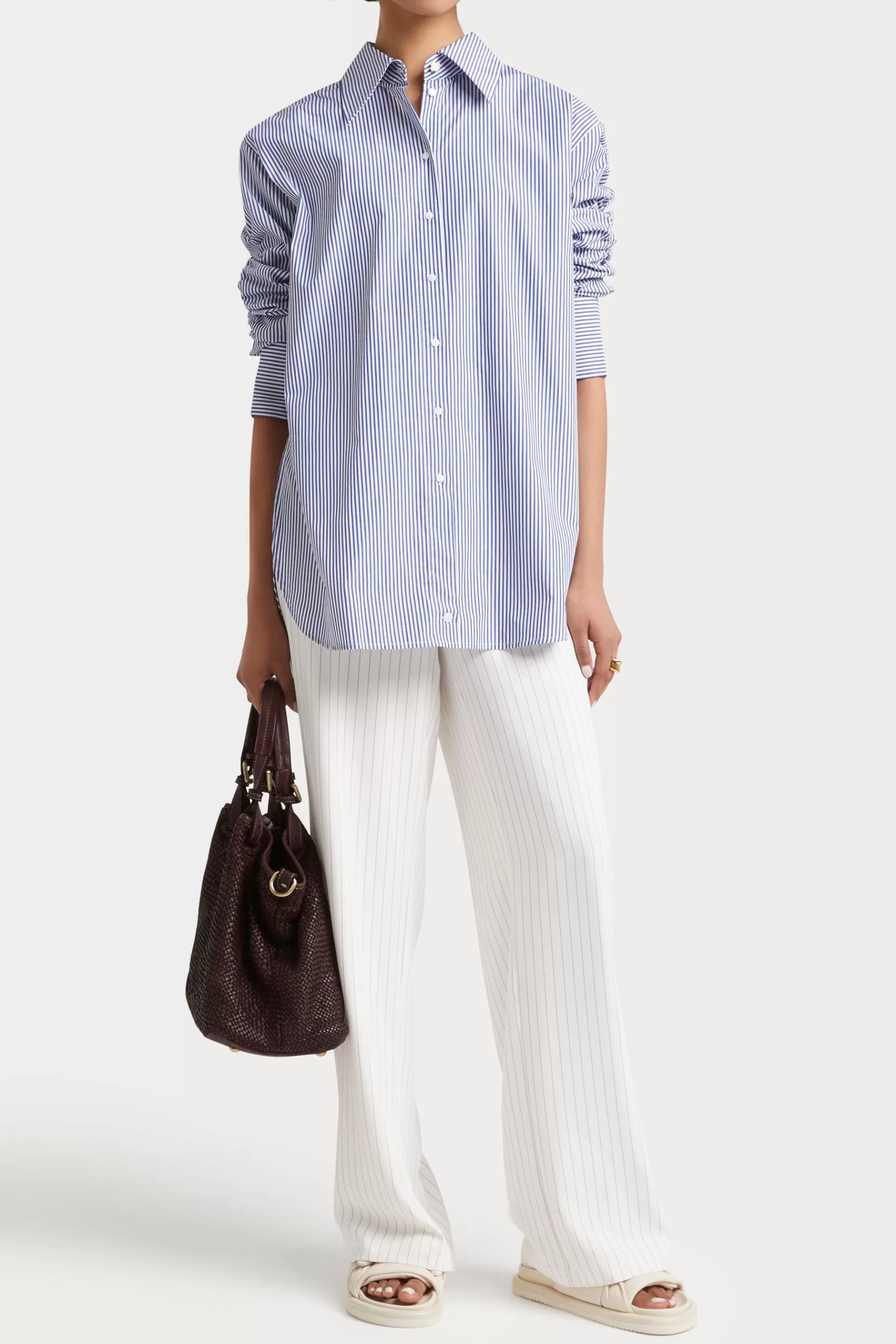 Cheap Luca shirt - Blue white Tops