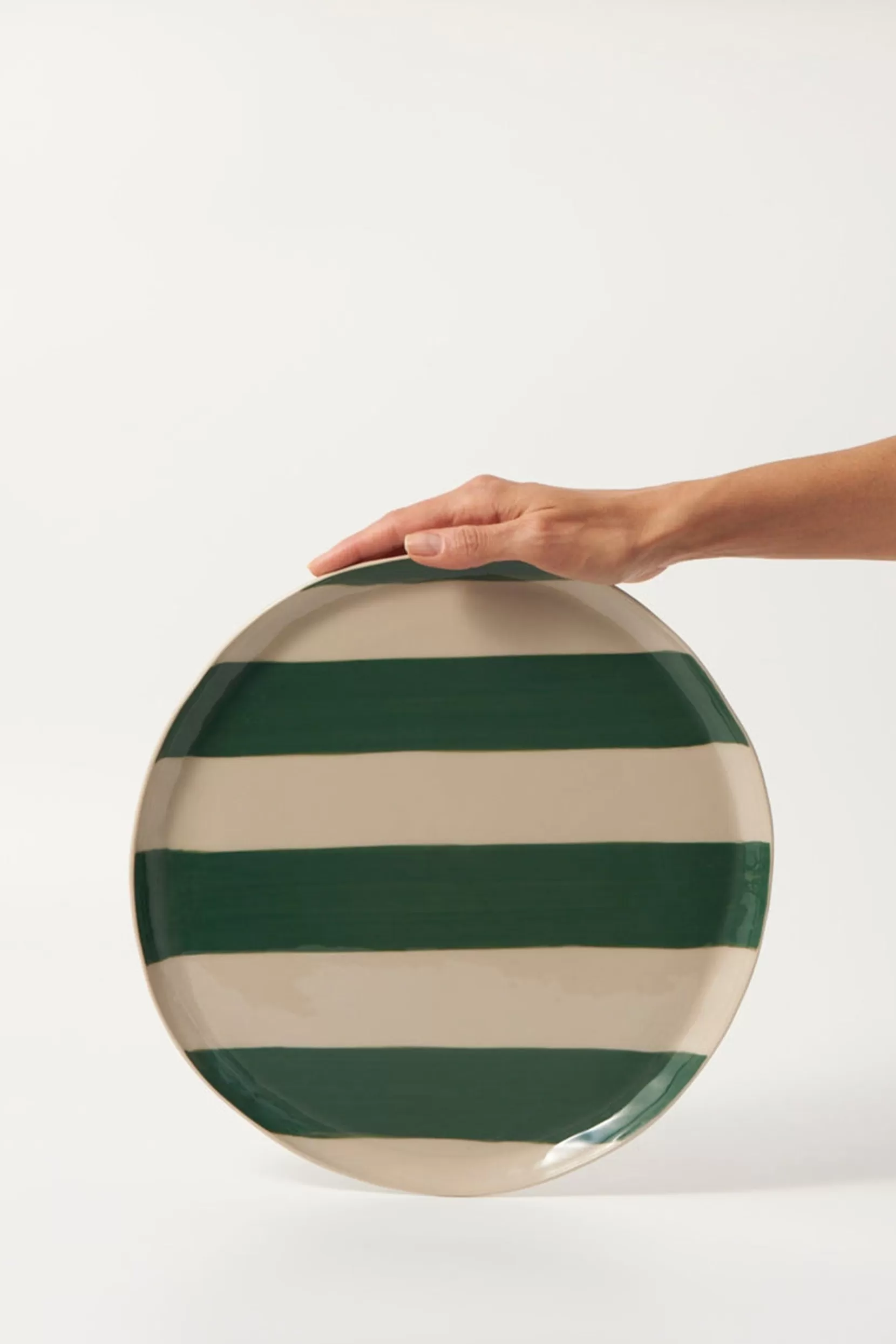 Outlet Stripe Platter - Tableware & Trays