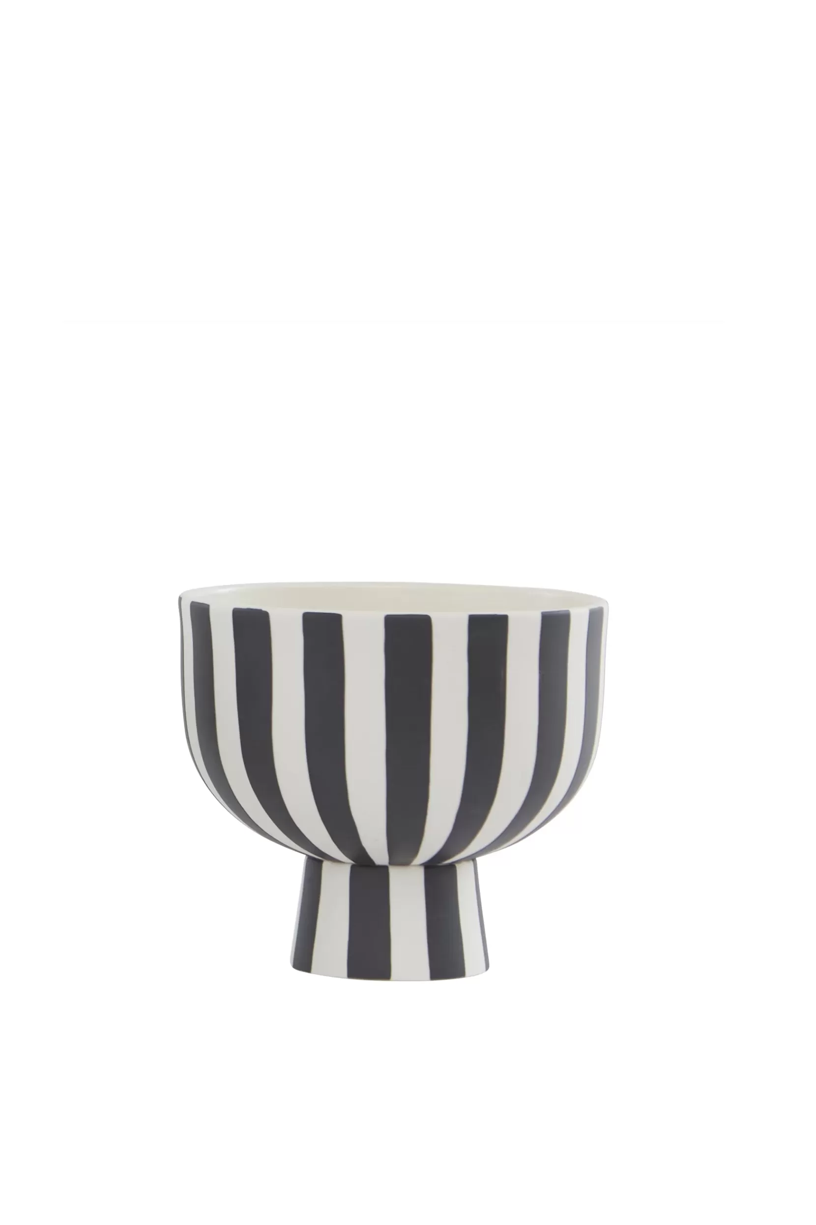 Fashion Toppu Bowl - White Black Tableware & Trays