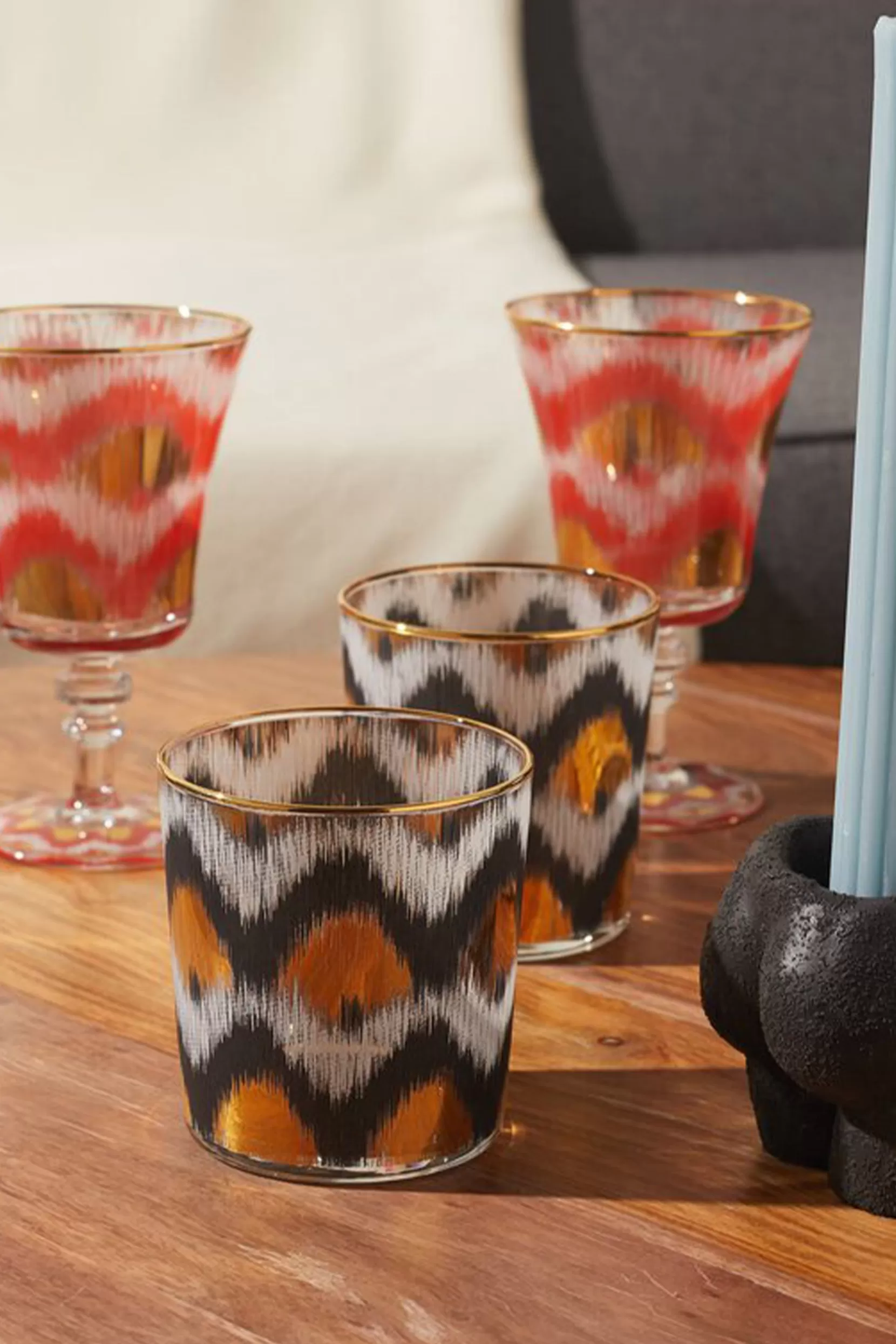 Hot Les Ottomans Ikat Tumbler - Tableware & Trays