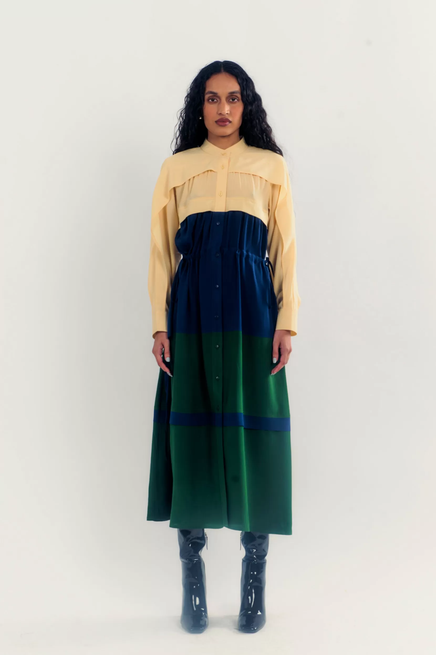 Fashion Lovebirds Peacock Dress - Multi Coloured Dresses