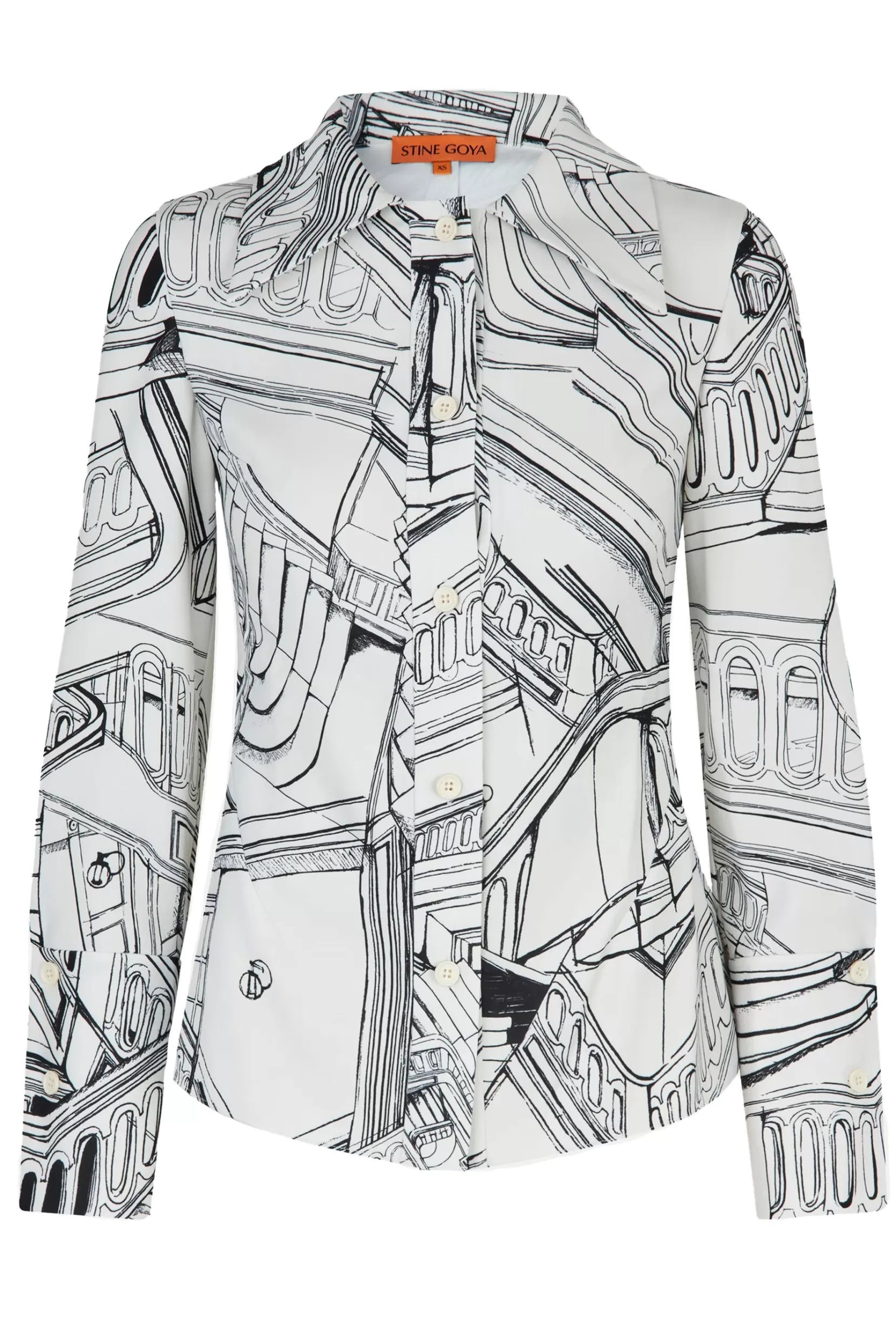 Shop Stine Goya Fitted Shirt - Tops