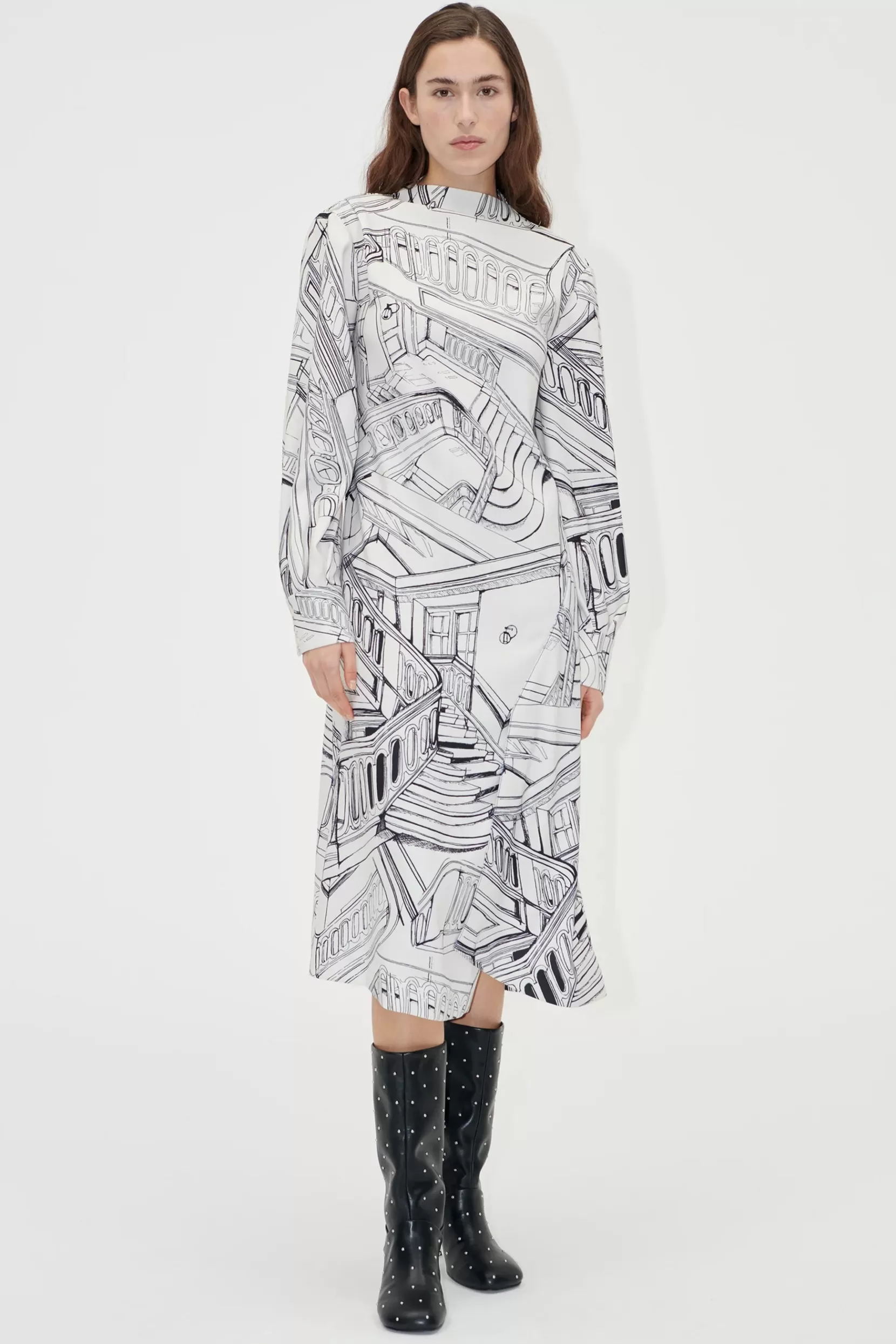 Discount Stine Goya Pleated Dress - Dresses