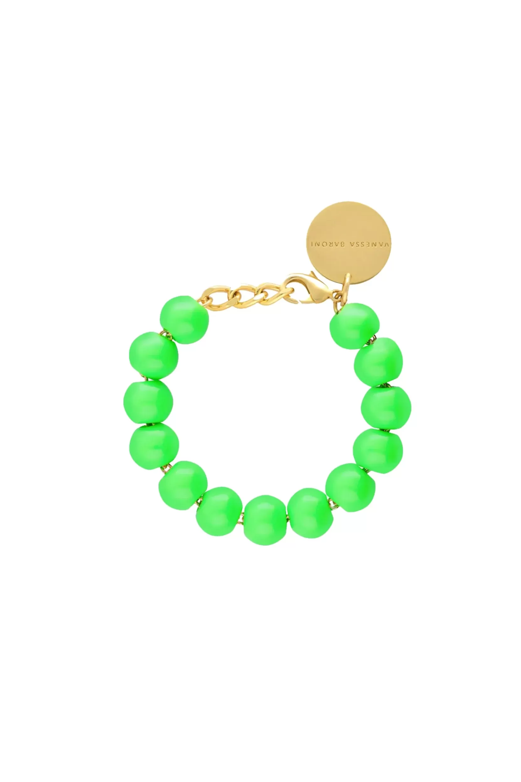 Store Vanessa Baroni Mini Bracelet - Neon Green Bracelets