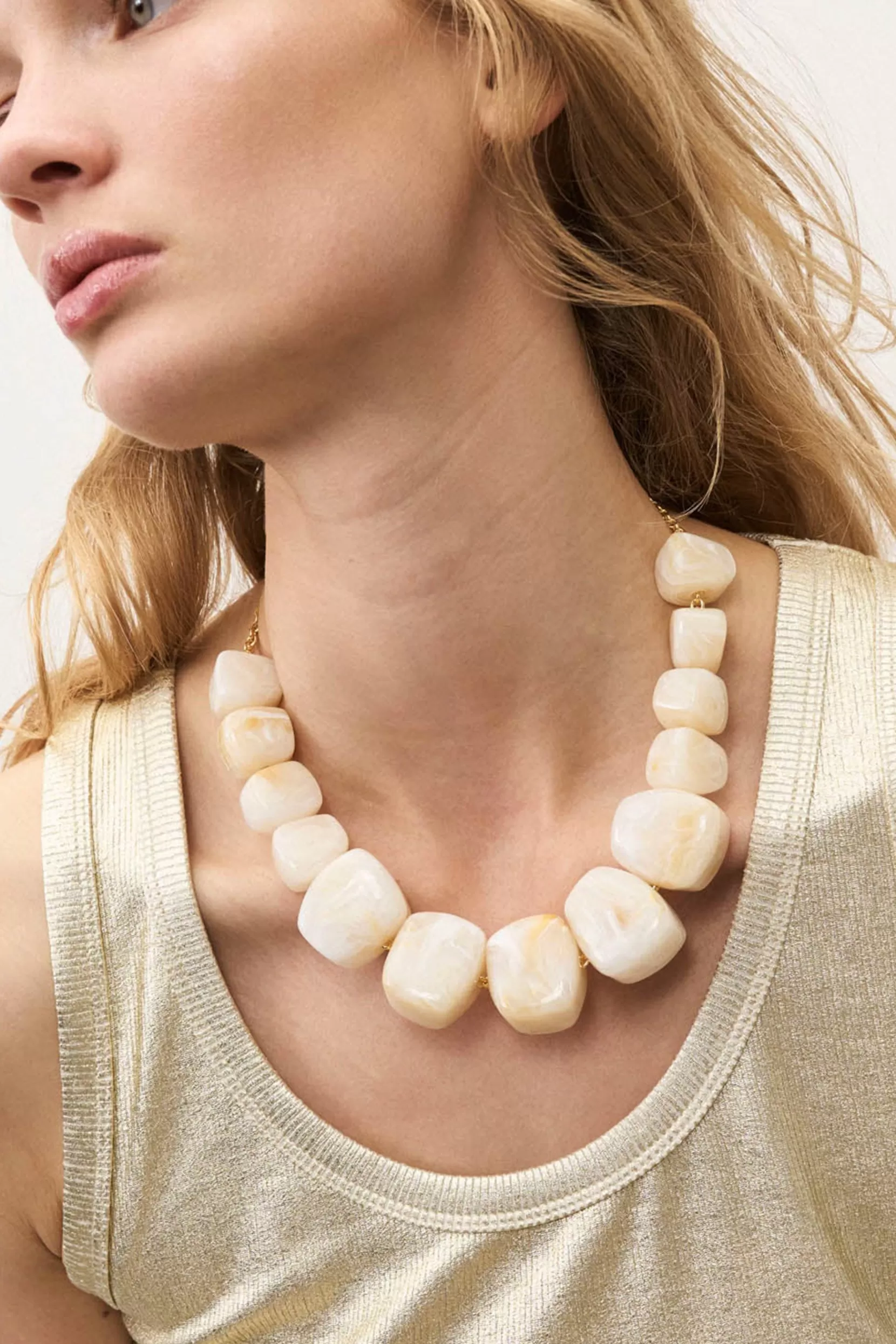 Fashion Vanessa Baroni ORGANIC NECKLAC - Necklaces