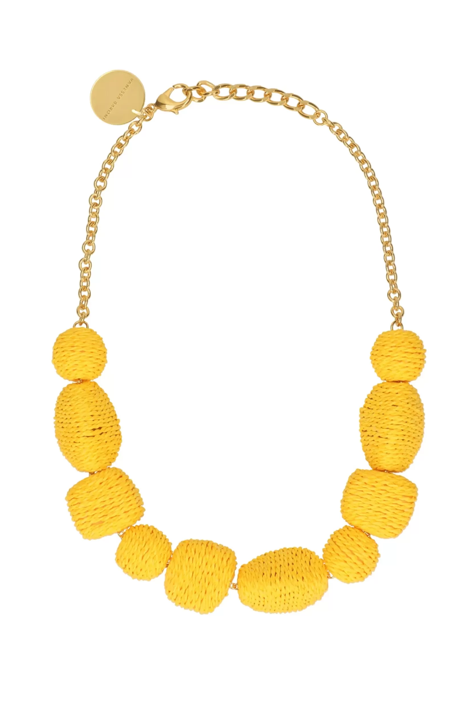 Shop Vanessa Baroni Raffia Necklace - Necklaces