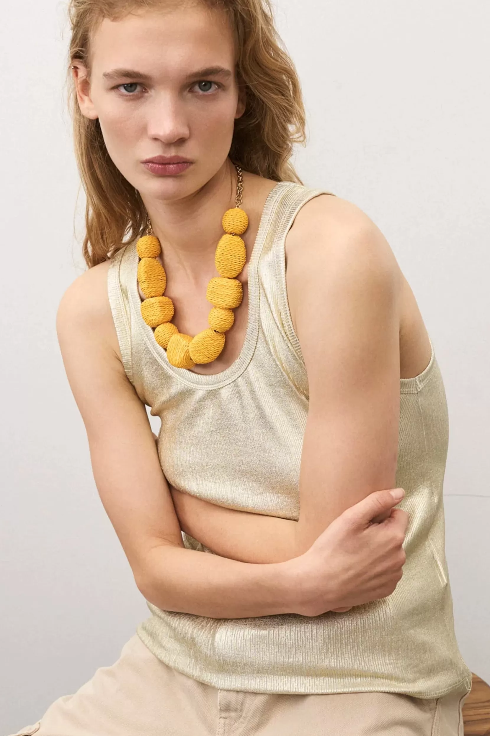 Shop Vanessa Baroni Raffia Necklace - Necklaces